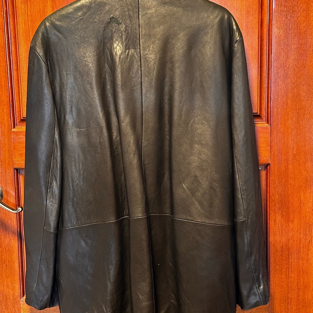 Robert Comstock Leather Black Performance Jacket … - image 7
